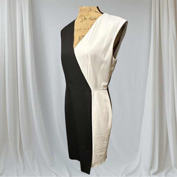 🌻 Tristan Sophisticated Colour-blocked Dress #167 - Picture 16 of 16